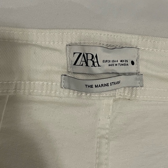 WIDE LEG HIGH WAIST COTTON PANT - Picture 3 of 4